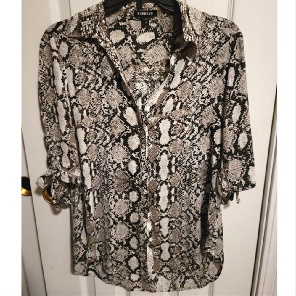 Nwot Rare Express Python Snakeskin Portofino - image 1